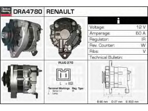 DELCO REMY DRA4780 kintamosios srovės generatorius 
 Elektros įranga -> Kint. sr. generatorius/dalys -> Kintamosios srovės generatorius
451105, 541520, 541521, 541555