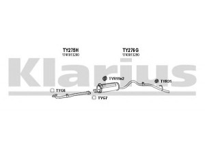 KLARIUS 900388U išmetimo sistema
