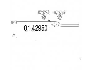 MTS 01.42950 išleidimo kolektorius 
 Išmetimo sistema -> Išmetimo vamzdžiai
X RIPAR.CATAL.