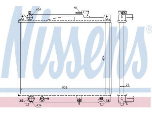 NISSENS 64159 radiatorius, variklio aušinimas 
 Aušinimo sistema -> Radiatorius/alyvos aušintuvas -> Radiatorius/dalys
17700-77E20, 17700-77E30
