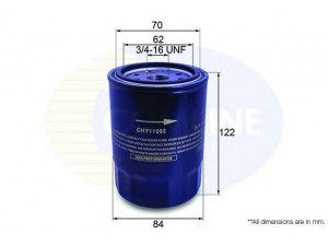 COMLINE CHY11002 alyvos filtras 
 Filtrai -> Alyvos filtras
26310-27200