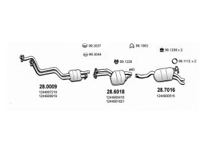 ASSO ART1417 išmetimo sistema 
 Išmetimo sistema -> Išmetimo sistema, visa