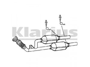 KLARIUS 311779 katalizatoriaus keitiklis 
 Išmetimo sistema -> Katalizatoriaus keitiklis
8E0253057QX, 8E0253057QX