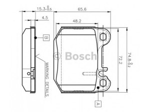 BOSCH 0 986 TB2 053 stabdžių trinkelių rinkinys, diskinis stabdys 
 Techninės priežiūros dalys -> Papildomas remontas
163 420 07 20, 163 420 07 20 37