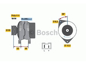 BOSCH 0 986 039 991 kintamosios srovės generatorius 
 Elektros įranga -> Kint. sr. generatorius/dalys -> Kintamosios srovės generatorius
77 00 847 513, 77 00 860 601, 77 01 352 300
