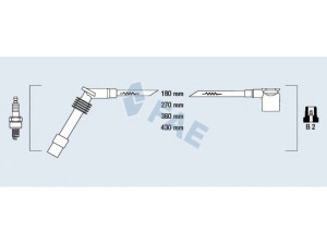 FAE 85085 uždegimo laido komplektas 
 Kibirkšties / kaitinamasis uždegimas -> Uždegimo laidai/jungtys
1612608, 90510851