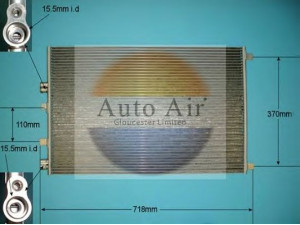 AUTO AIR GLOUCESTER 16-1100 kondensatorius, oro kondicionierius 
 Oro kondicionavimas -> Kondensatorius
8200325004, CA1515