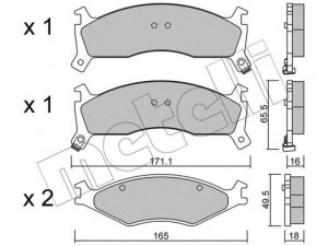 METELLI 22-0375-0 stabdžių trinkelių rinkinys, diskinis stabdys 
 Techninės priežiūros dalys -> Papildomas remontas
0K011-33-23Z