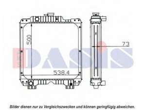 AKS DASIS 440626N radiatorius, variklio aušinimas
