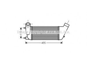 AVA QUALITY COOLING PE4347 tarpinis suslėgto oro aušintuvas, kompresorius 
 Variklis -> Oro tiekimas -> Įkrovos agregatas (turbo/superįkrova) -> Tarpinis suslėgto oro aušintuvas
0384J9, 0384N6, 0384P1, 1440068680