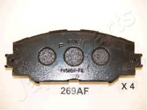 JAPANPARTS PA-269AF stabdžių trinkelių rinkinys, diskinis stabdys 
 Techninės priežiūros dalys -> Papildomas remontas
04465-02220, 04465-02410, 04465-12610