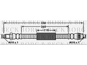 BORG & BECK BBH7512 stabdžių žarnelė 
 Stabdžių sistema -> Stabdžių žarnelės
4405655, 9120711, 7704001953, 9120711