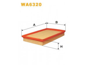 WIX FILTERS WA6320 oro filtras 
 Techninės priežiūros dalys -> Techninės priežiūros intervalai
1L0129620B, 1LO129620B, 1L0129620B