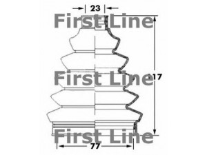 FIRST LINE FCB6068 gofruotoji membrana, kardaninis velenas 
 Ratų pavara -> Gofruotoji membrana
3293A5, 39241-BM529, 3293A5, 1603276