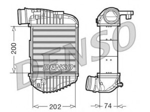 DENSO DIT02023 tarpinis suslėgto oro aušintuvas, kompresorius 
 Variklis -> Oro tiekimas -> Įkrovos agregatas (turbo/superįkrova) -> Tarpinis suslėgto oro aušintuvas
4F0145806R, 4F0145806T