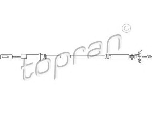 TOPRAN 102 851 sankabos trosas 
 Sankaba/dalys -> Sankabos valdymas -> Sankabos trosas
191 721 335A, 191 721 335C, 191 721 335M