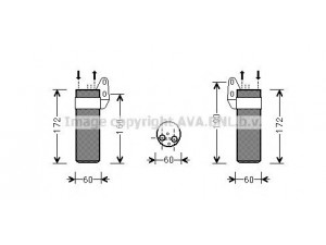 AVA QUALITY COOLING RTD450 džiovintuvas, oro kondicionierius 
 Oro kondicionavimas -> Džiovintuvas
6001548601, 6001548601