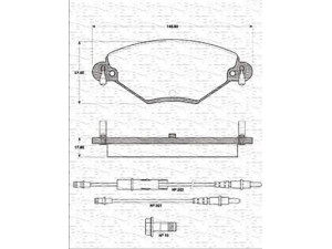 MAGNETI MARELLI 363702161225 stabdžių trinkelių rinkinys, diskinis stabdys 
 Techninės priežiūros dalys -> Papildomas remontas
425 215, 425 248, 425215, 425248