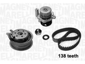 MAGNETI MARELLI 341403640002 vandens siurblio ir paskirstymo diržo komplektas 
 Diržinė pavara -> Paskirstymo diržas/komplektas -> Paskirstymo diržas/komplektas