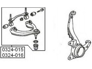 ASVA 0324-015 vikšro valdymo svirtis 
 Ašies montavimas/vairavimo mechanizmas/ratai -> Valdymo svirtis/pasukamosios svirties sujungimas -> Vairo trauklės (valdymo svirtis, išilginis balansyras, diago
51450-SR3-013, 51450-SR3-023
