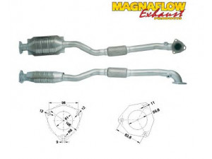 MAGNAFLOW 81407 katalizatoriaus keitiklis 
 Išmetimo sistema -> Katalizatoriaus keitiklis
96351073
