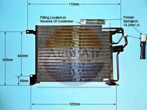 AUTO AIR GLOUCESTER 16-7363 kondensatorius, oro kondicionierius 
 Oro kondicionavimas -> Kondensatorius
53052411, 53054211