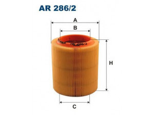 FILTRON AR286/2 oro filtras 
 Filtrai -> Oro filtras
RTC4683, PC570, RTC4683