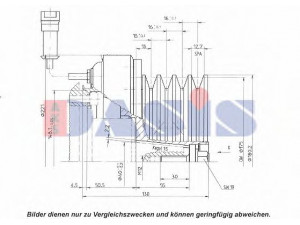 AKS DASIS 851211N magnetinė sankaba, oro kondicionieriaus kompresorius