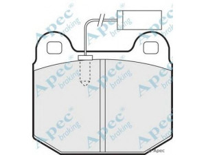 APEC braking PAD769 stabdžių trinkelių rinkinys, diskinis stabdys 
 Techninės priežiūros dalys -> Papildomas remontas
0060741331, 0060777273, 0060778470