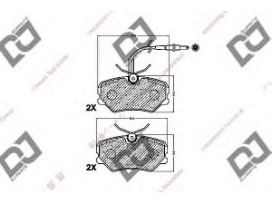 DJ PARTS BP1390 stabdžių trinkelių rinkinys, diskinis stabdys 
 Techninės priežiūros dalys -> Papildomas remontas
425055, 425078, 425095, 425087