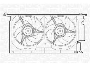 MAGNETI MARELLI 069422289010 ventiliatorius, radiatoriaus 
 Aušinimo sistema -> Oro aušinimas
1253A8, 7104L3, 1308.T8