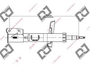 DJ PARTS DS1404GS amortizatorius 
 Pakaba -> Amortizatorius
22118361, 344002, 344004, 344297