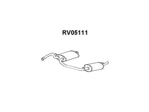 VENEPORTE RV05111 galinis duslintuvas 
 Išmetimo sistema -> Duslintuvas
GEX33070, GEX33184, GEX33209, WCG033209EVA