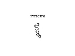 VENEPORTE TY70037K katalizatoriaus keitiklis
2505127050