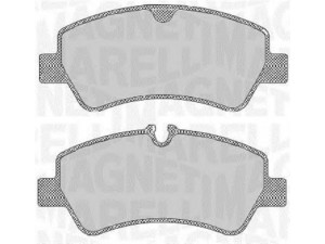 MAGNETI MARELLI 363916060740 stabdžių trinkelių rinkinys, diskinis stabdys