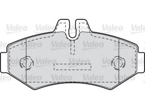 VALEO 598300 stabdžių trinkelių rinkinys, diskinis stabdys 
 Techninės priežiūros dalys -> Papildomas remontas
0004209720, 0034202420, 0044202520