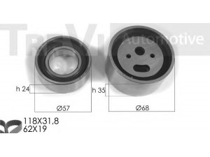 TREVI AUTOMOTIVE KD1020 paskirstymo diržo komplektas 
 Techninės priežiūros dalys -> Papildomas remontas
083101, 0831Q2