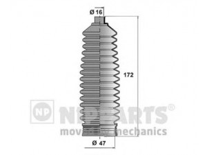 NIPPARTS N2840514 gofruotoji membrana, vairavimas 
 Vairavimas -> Gofruotoji membrana/sandarinimai
57740-2K001, 57740-2K010