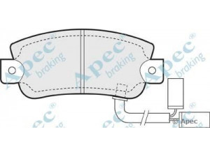 APEC braking PAD633 stabdžių trinkelių rinkinys, diskinis stabdys 
 Techninės priežiūros dalys -> Papildomas remontas
0060750464, 0060750780, 0060750795