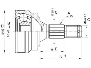 OPEN PARTS CVJ5013.10 jungčių komplektas, kardaninis velenas 
 Ratų pavara -> Sujungimai/komplektas
327317, 327318, 327320, 327321
