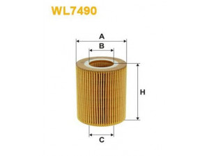 WIX FILTERS WL7490 alyvos filtras 
 Techninės priežiūros dalys -> Techninės priežiūros intervalai
9X2Q-6B624-BA, 9X2Q6744AA, JDE8751