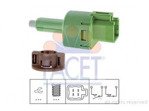 FACET 7.1254 stabdžių žibinto jungiklis 
 Stabdžių sistema -> Stabdžių žibinto jungiklis
4534 68, 8614A111, 4534 68, 84340-69075