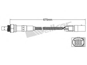WALKER PRODUCTS 800-95020 lambda jutiklis 
 Variklis -> Variklio elektra
55191127, 55199793