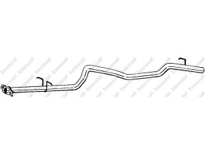 BOSAL 483-671 išleidimo kolektorius 
 Išmetimo sistema -> Išmetimo vamzdžiai
17405-87602, 17405-87621