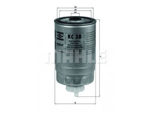 KNECHT KC 38 kuro filtras 
 Techninės priežiūros dalys -> Papildomas remontas
190663, 1906C7, 9947340, 5020403
