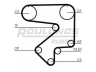 ROULUNDS RUBBER RR1275 paskirstymo diržas 
 Techninės priežiūros dalys -> Papildomas remontas
1356888361, 1356879045, 1356888361