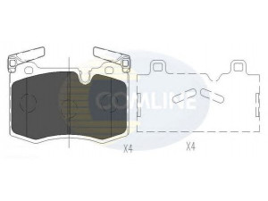 COMLINE CBP02109 stabdžių trinkelių rinkinys, diskinis stabdys 
 Techninės priežiūros dalys -> Papildomas remontas
34 11 6 789 157, 34116789157, 34116778719