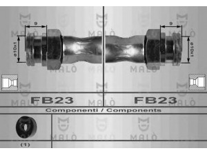 MAL? 8613 stabdžių žarnelė 
 Stabdžių sistema -> Stabdžių žarnelės
46478973, 46556013