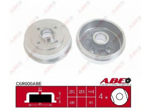 ABE C6R000ABE stabdžių būgnas 
 Stabdžių sistema -> Būgninis stabdys -> Stabdžių būgnas
77 00 685 473, 77 00 752 363, 77 00 783 030