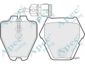 APEC braking PAD1161 stabdžių trinkelių rinkinys, diskinis stabdys 
 Techninės priežiūros dalys -> Papildomas remontas
441698151G, 4D0698151, 4D0698151AE